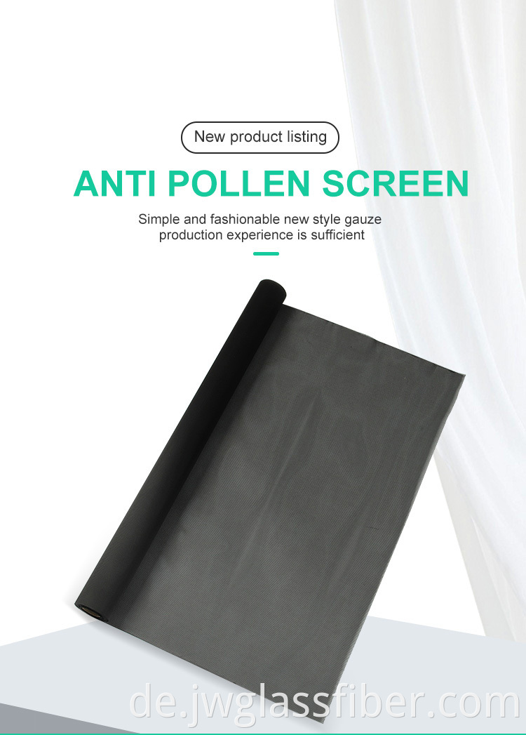 18x48 Mesh Polyester Pollenresistent Screen Pollensaison Anti -Allergie -Bildschirm